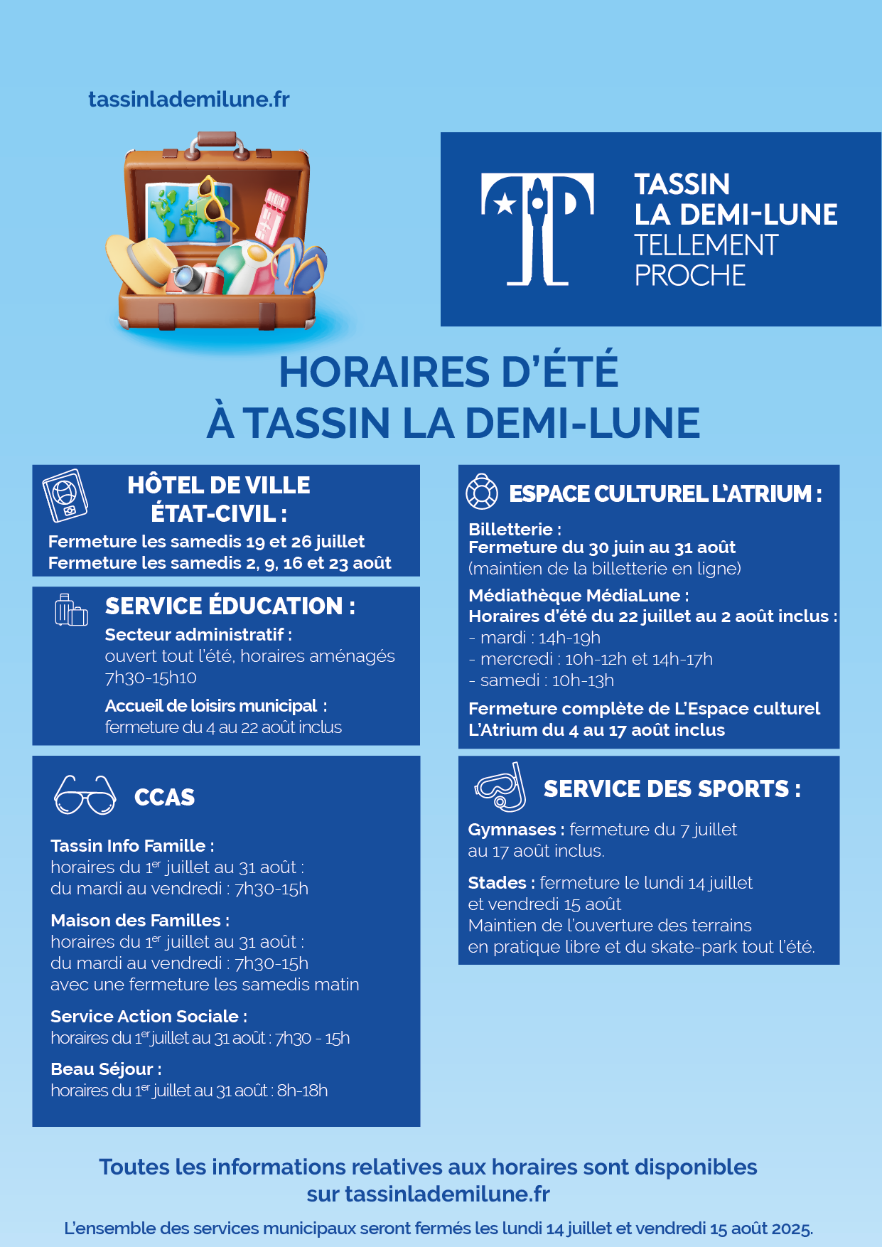 horaires d'été